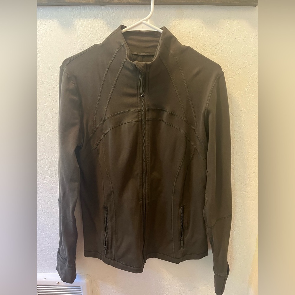 Lululemon Define Jacket Dark Olive size 10